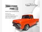 Thumbnail Photo 1 for New 1960 Ford F100 2WD Regular Cab
